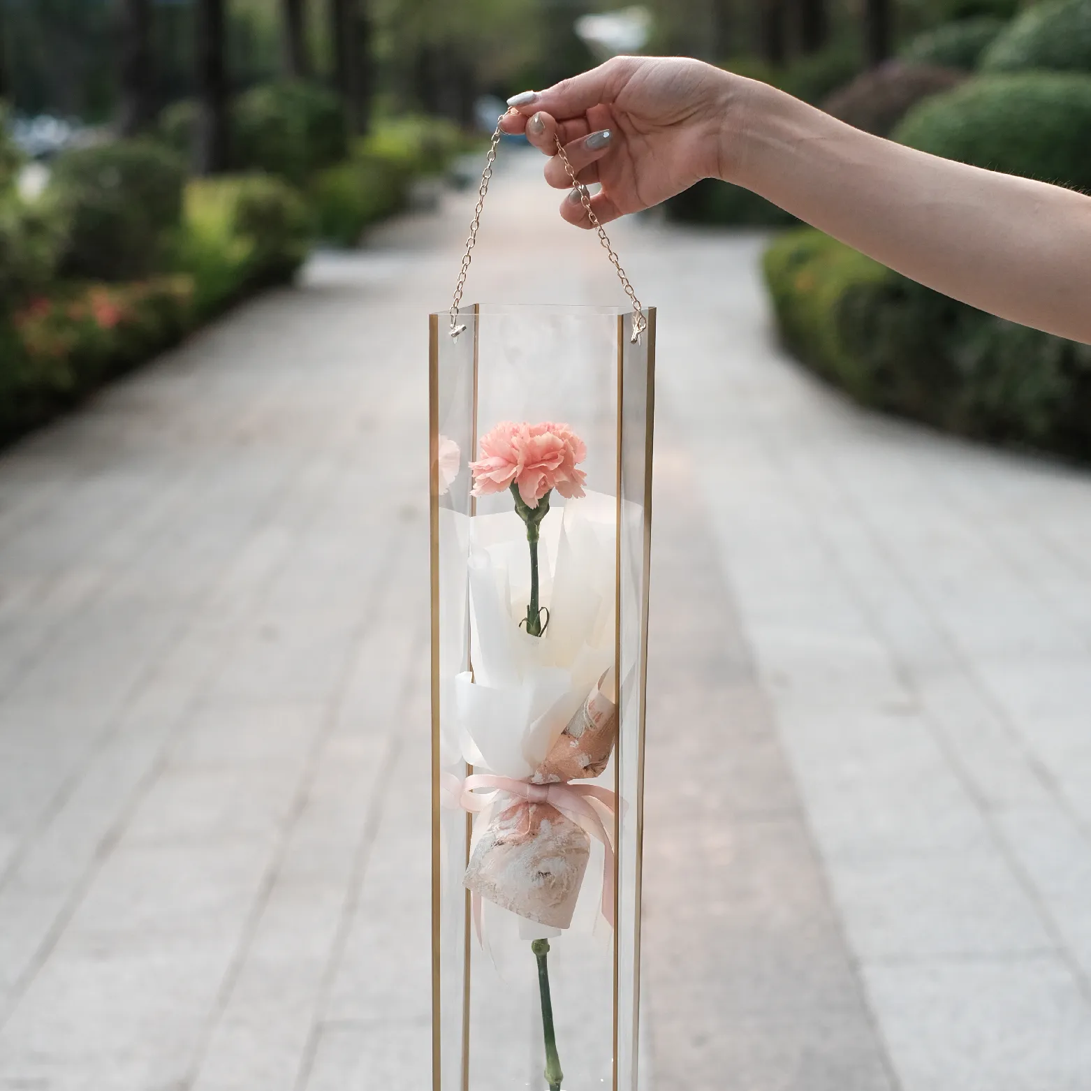 輕奢康乃馨鮮花禮