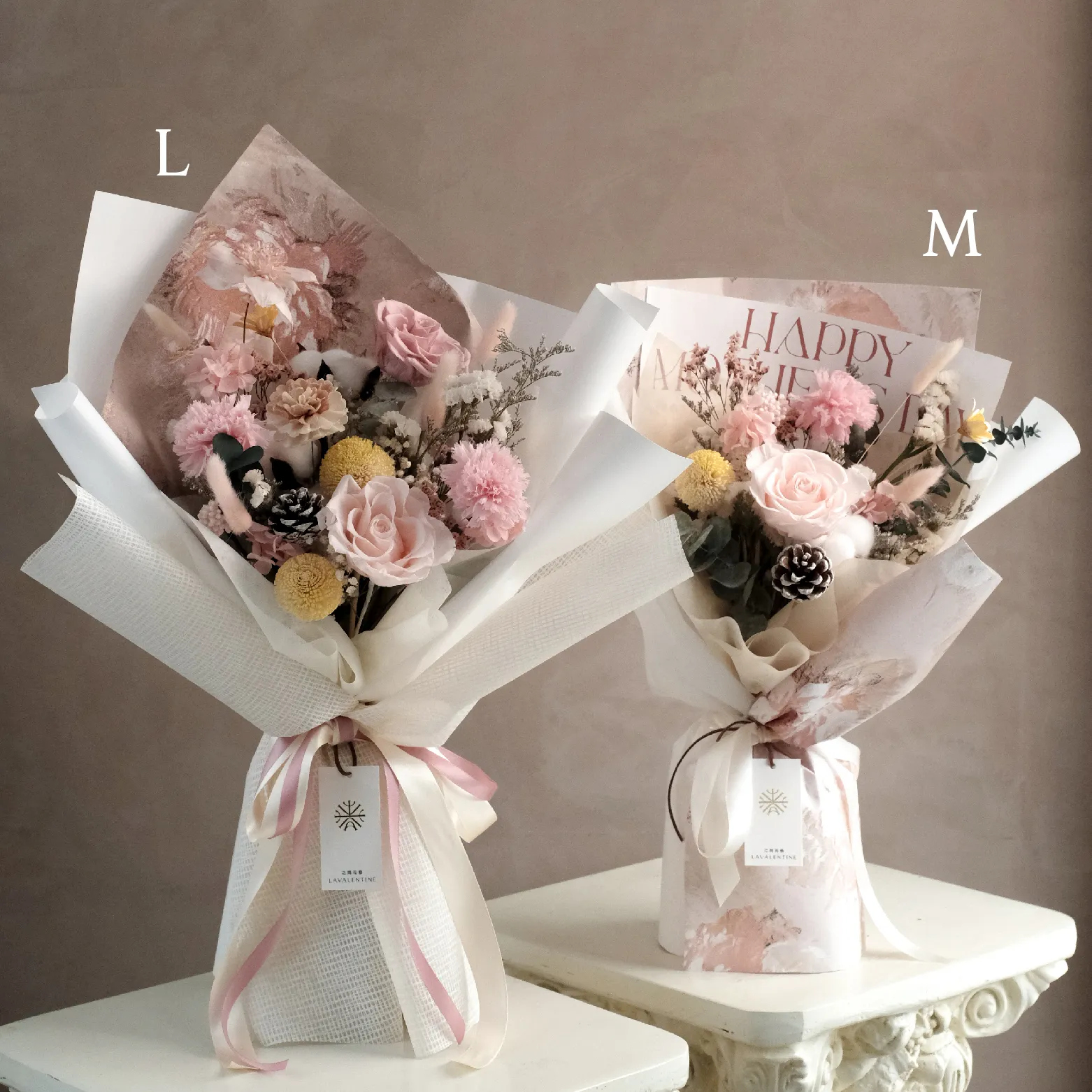 花漾時光 · 永生花束L