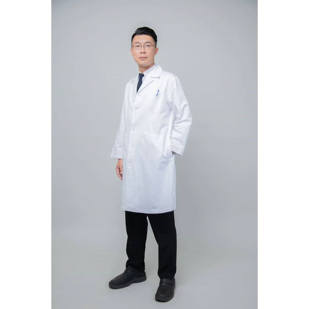 醫師長袍-男女通用款-斜紋布