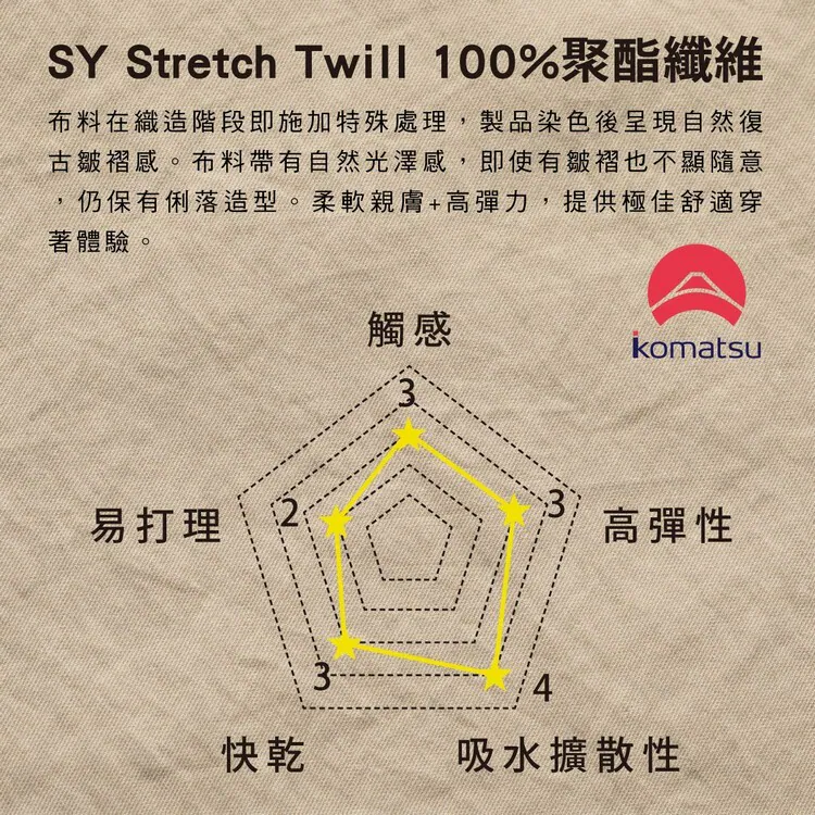 男用復古染感長褲 5028SCG 