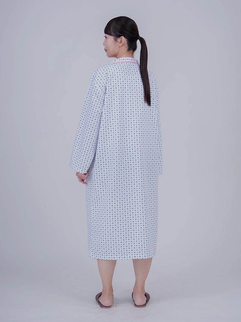 和式病人服-小碎花