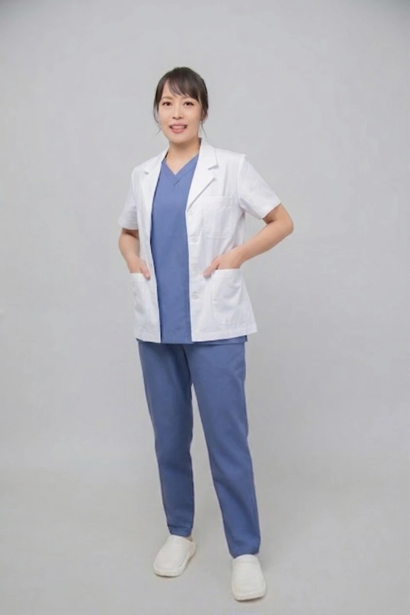 半身短袖醫師服-女版 機能防護款