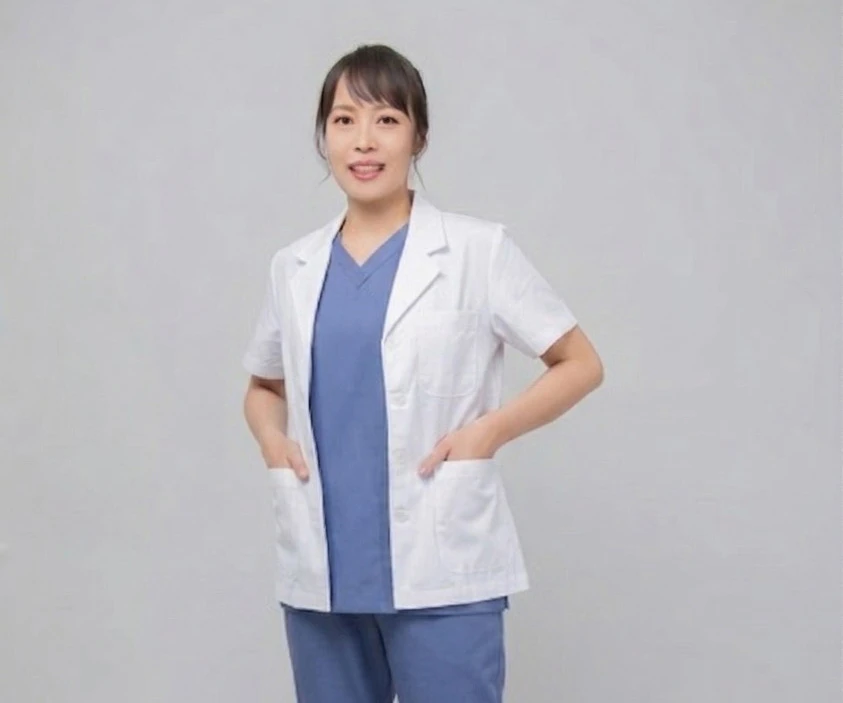 半身短袖醫師服-女版 機能防護款