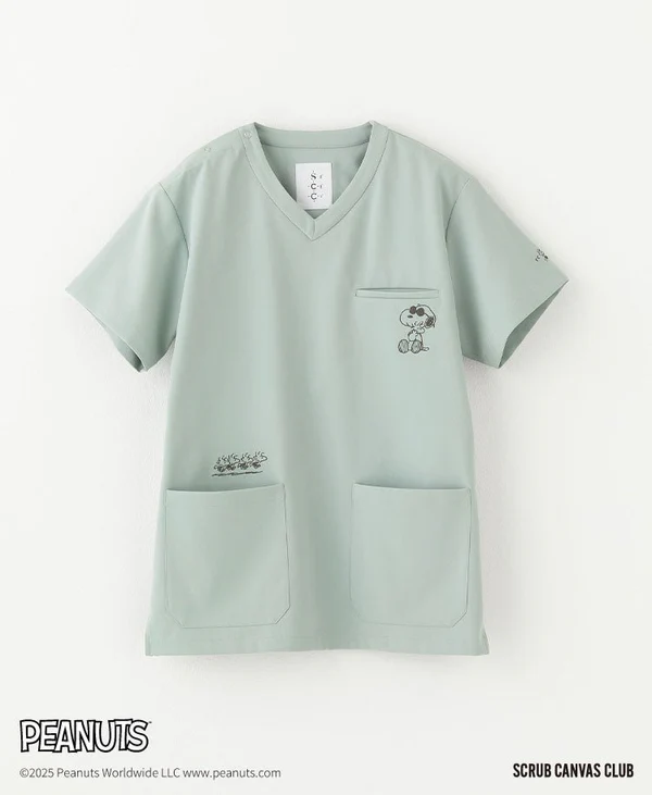 男女通用款 史努比刷手衣 Scrub Canvas Club (R35)