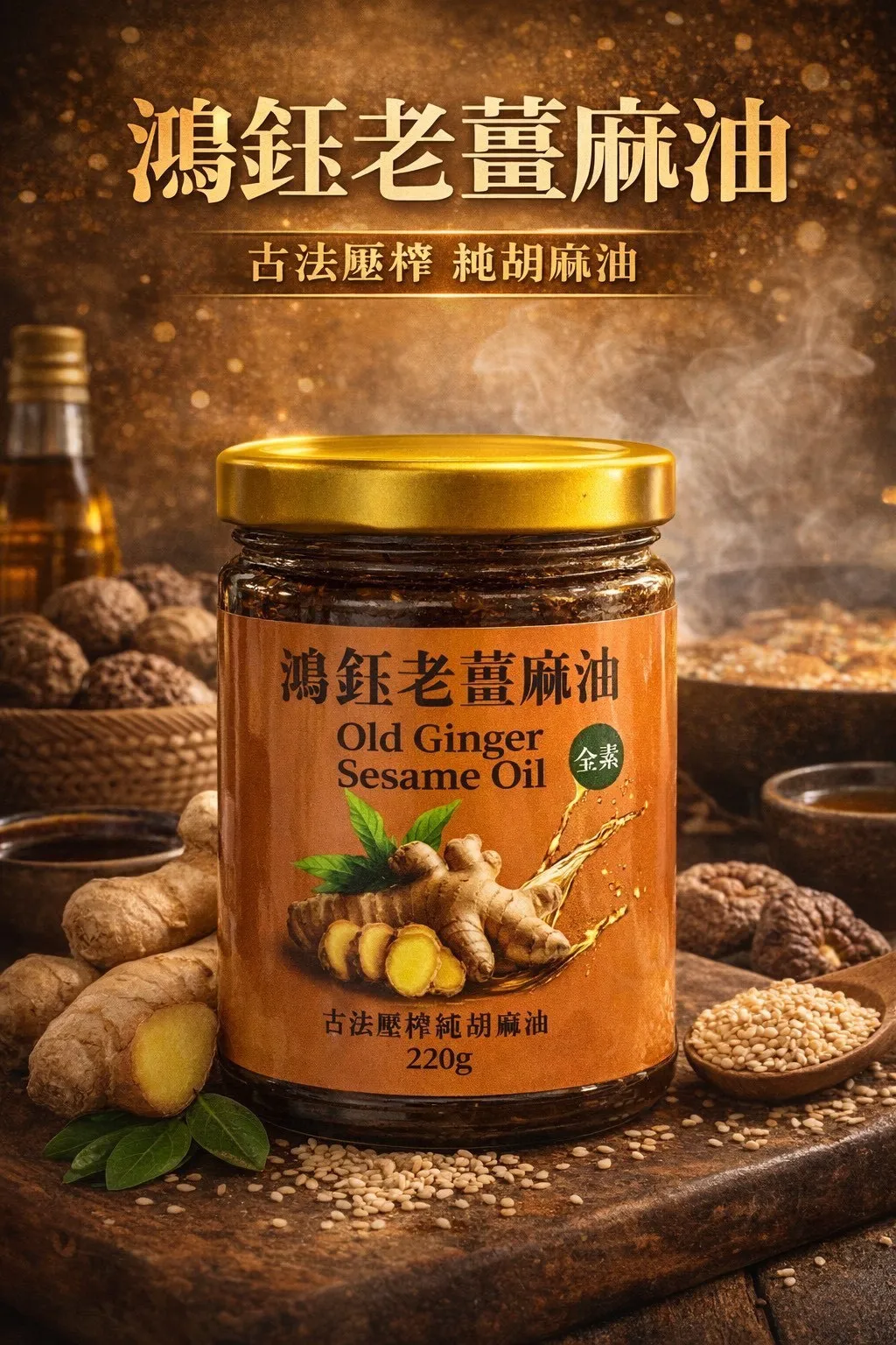鴻鈺老薑麻油