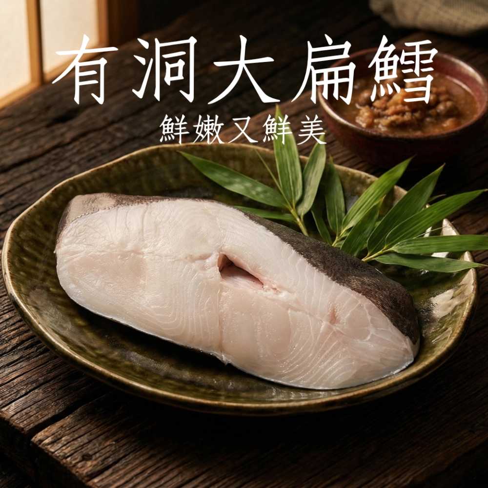 格陵蘭扁鱈 鮮嫩可口 家常菜必備 大塊有肚洞