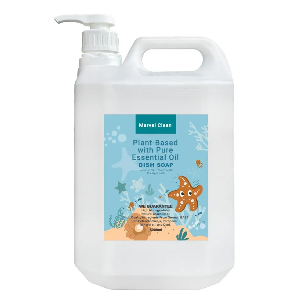 Plant-Based With Pure Essential Oil Dish Soap 5000ml