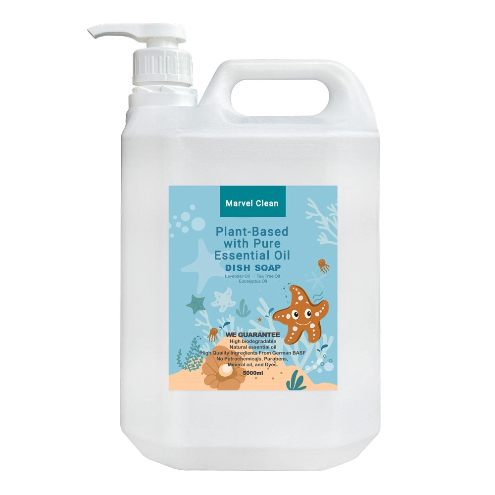 Plant-Based With Pure Essential Oil Dish Soap 5000ml