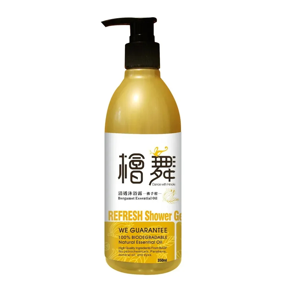 Bergamot Essential Oil Refresh Shower Gel 350ml