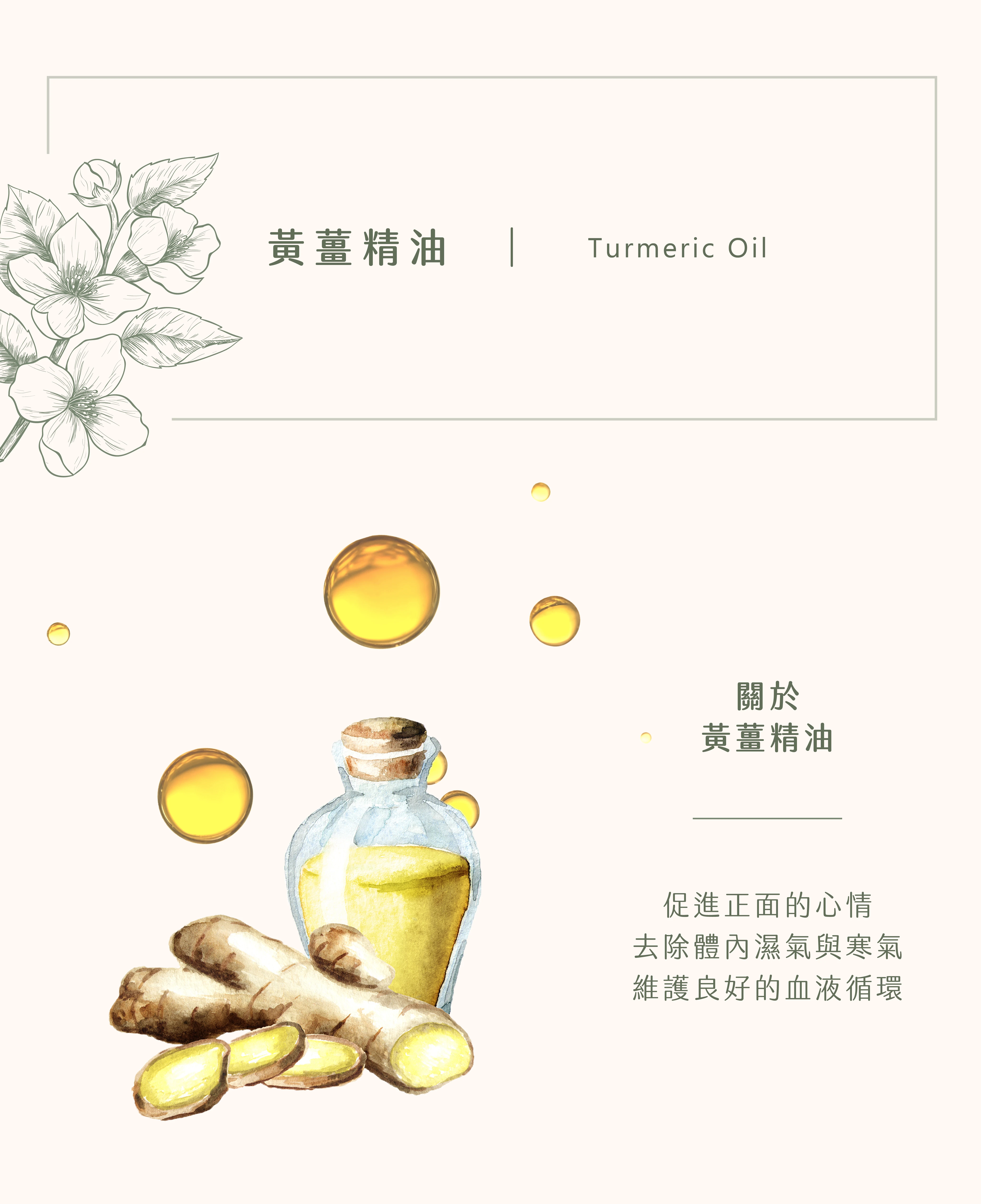 黃薑精油｜專屬您的小太陽