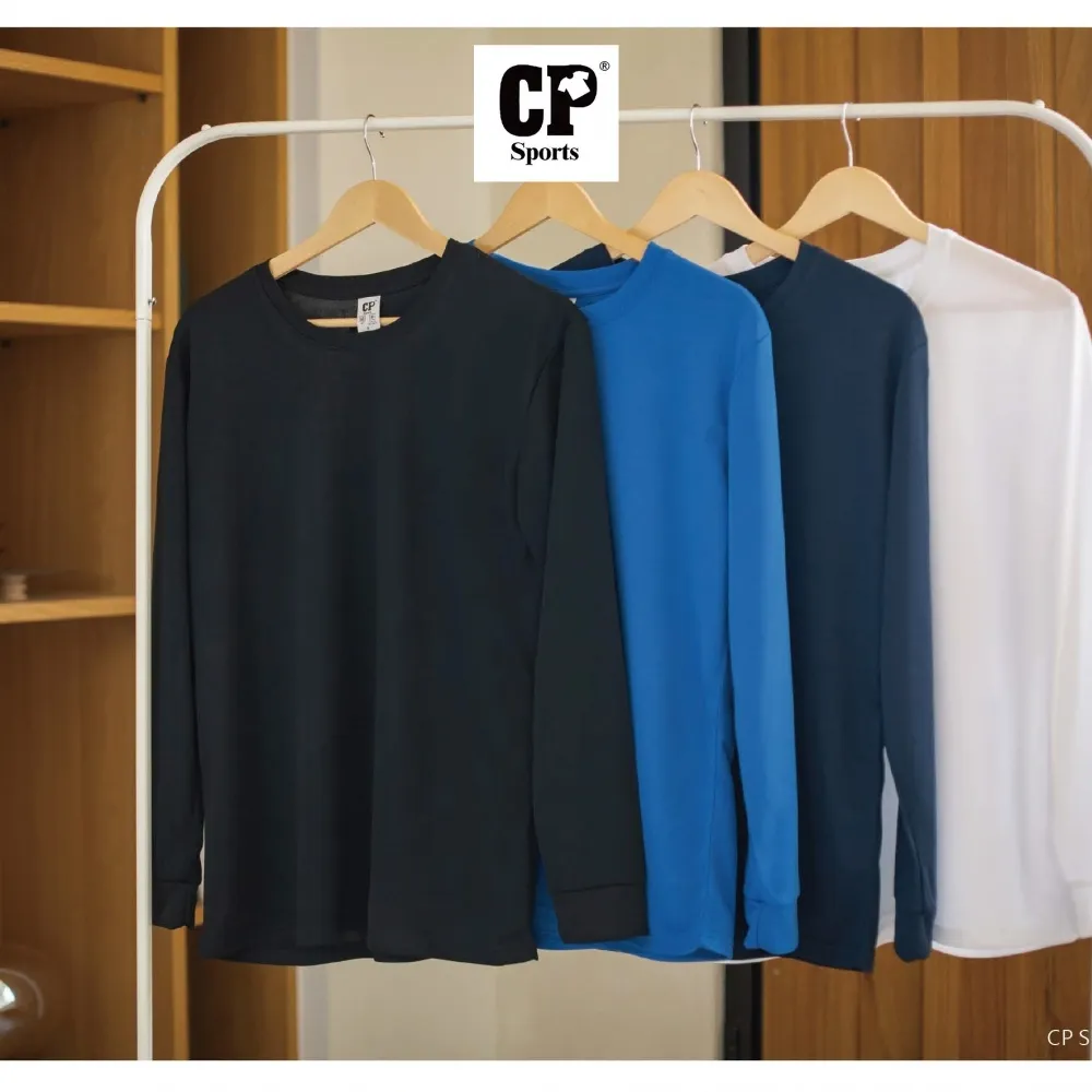 長袖 束口圓領T 吸濕排汗 CP Sports CP105