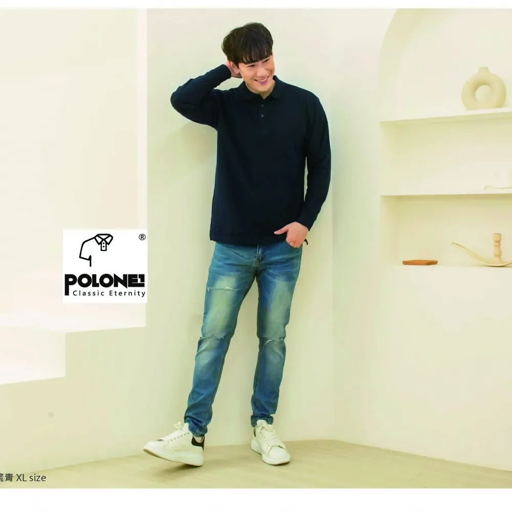 長袖  亞規 POLO衫-全棉 POLONE1 PL-01
