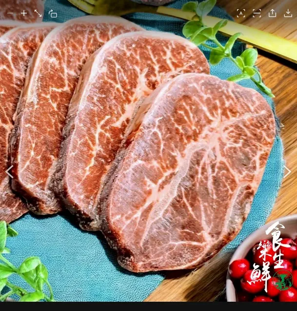 美國Excel熟成霜降板腱牛排1.8/1850G