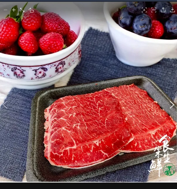 無盤]美國熟成板腱火鍋肉片500克