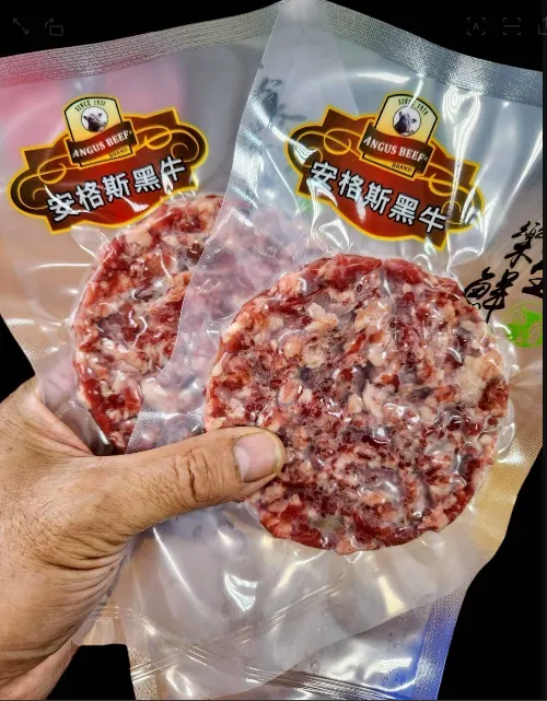 美國黑安格斯牛肉漢堡排100克