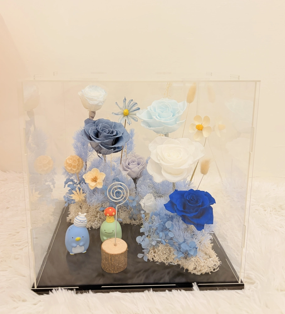 永生玫瑰祝福花盒 FND2071