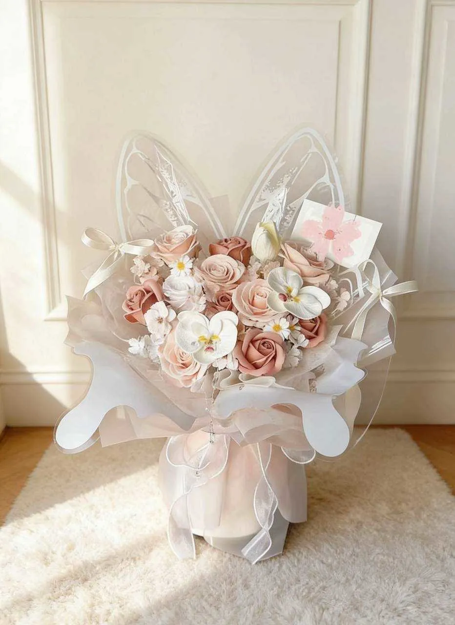 蝴蝶仙子花束