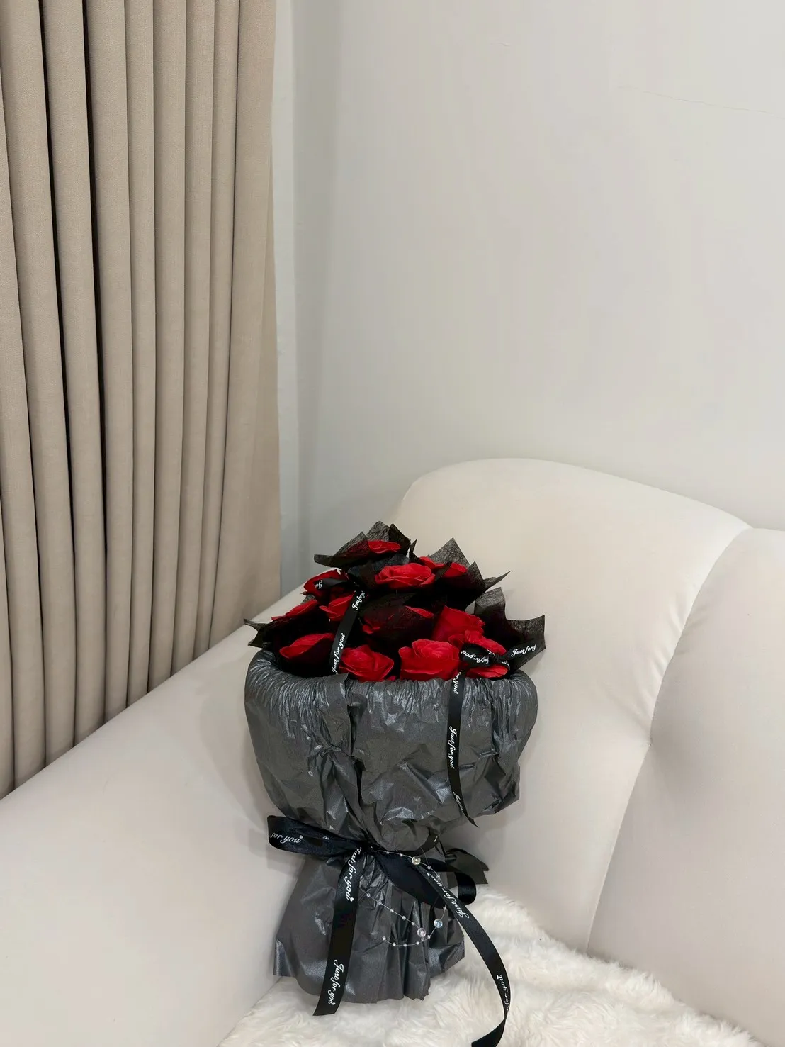 聖誕樹甦醒玫瑰禮盒（可加透明盒子）