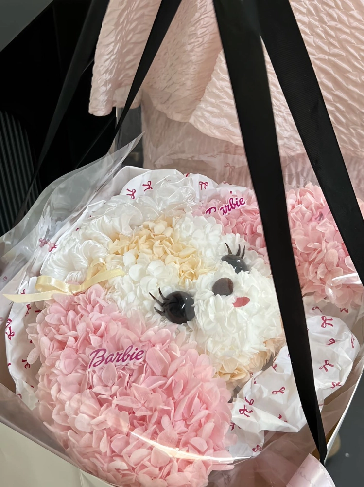 Barbie芭比餅玩偶花束