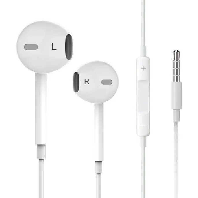 iPhone 5 雙耳立體耳機(黑白紅藍橘綠)