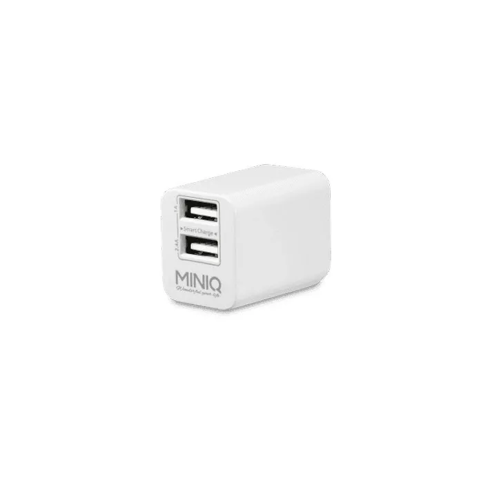 MINIQ 雙USB 2.4A 充電器(DK46T)