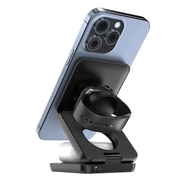 MINIQ WC002 三合一折疊磁吸無線充