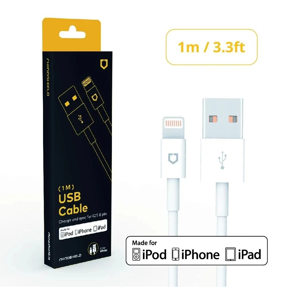 犀牛盾 USB to Lightining  1M/2M傳輸充電線