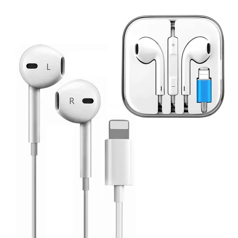 iPhone 8系列(免藍牙配對) 雙耳立體耳機 