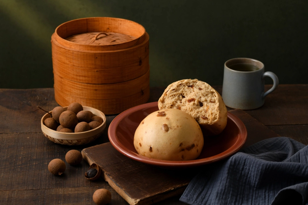 柴窯桂圓饅頭3入 (全素)