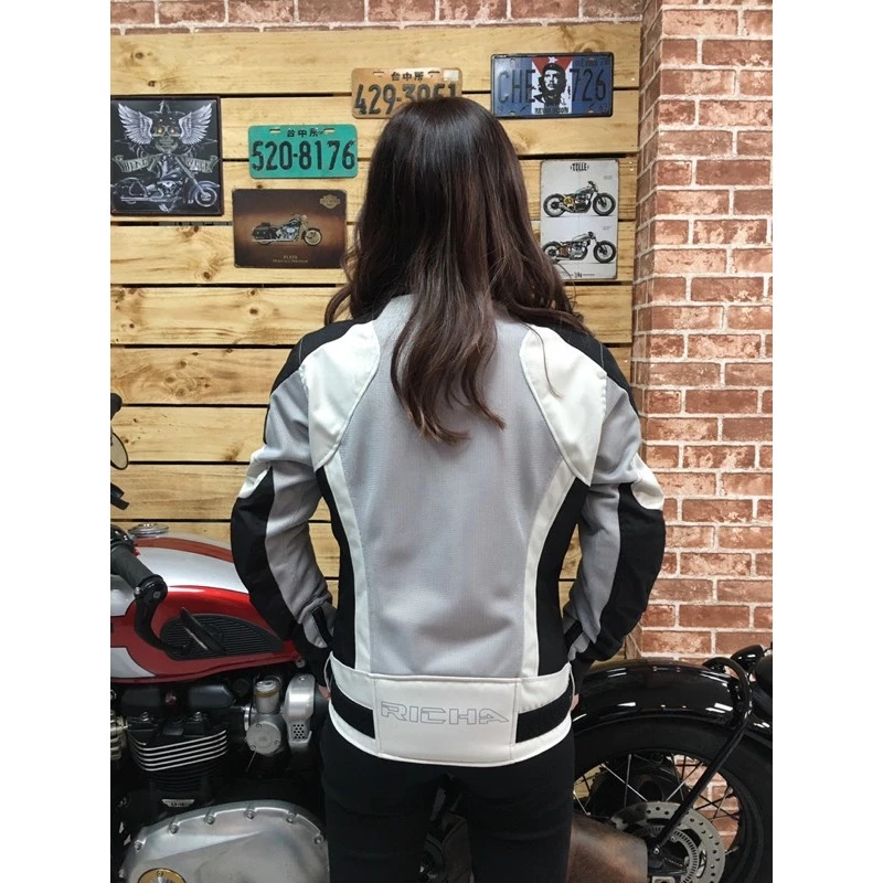 庫存出清 比利時 RICHA夏季女騎士 重機裝備 女生防摔外套 D3O護具 台灣現貨