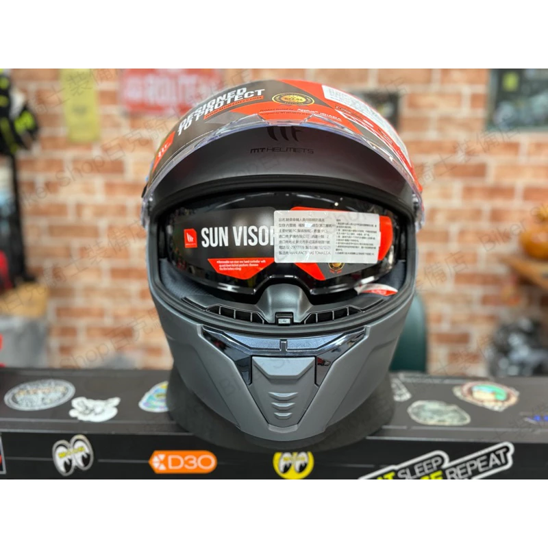 西班牙MT HELMETS 雷神4 全罩式安全帽 內墨片 騎士安全帽 通勤帽 進口安全帽 押尾