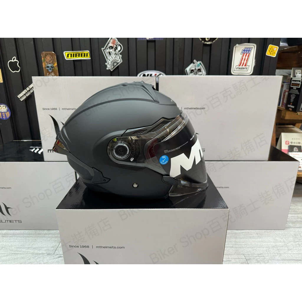 新版 西班牙MT HELMET COSMO SV星際3/4罩安全帽 騎士帽 通勤帽 內墨片