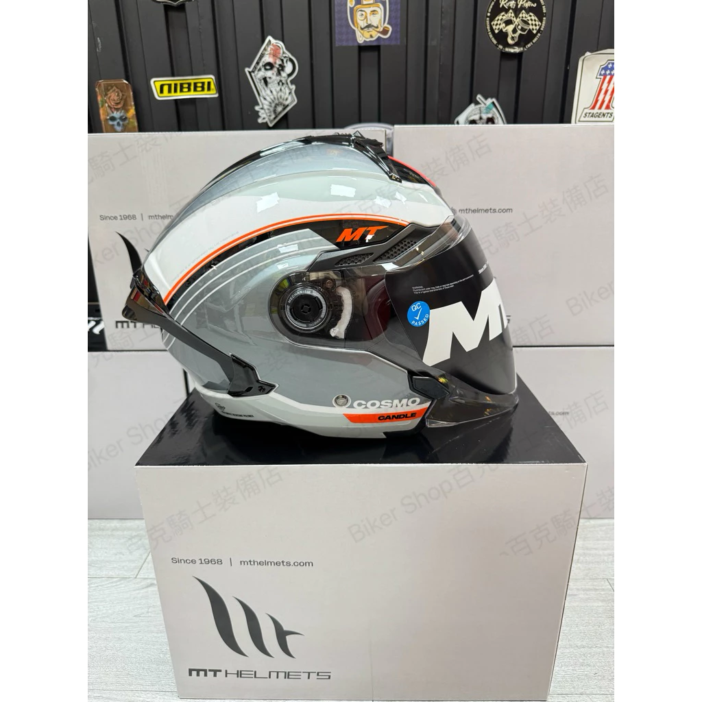 新版 西班牙MT HELMET COSMO SV星際3/4罩安全帽 騎士帽 通勤帽 內墨片