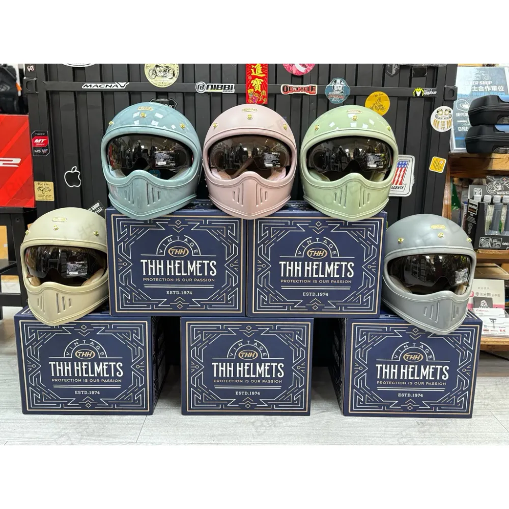【Biker Shop】FLYING HORSE TT03S山車帽 馬卡龍色 復古安全帽 內墨片 女騎士全罩帽
