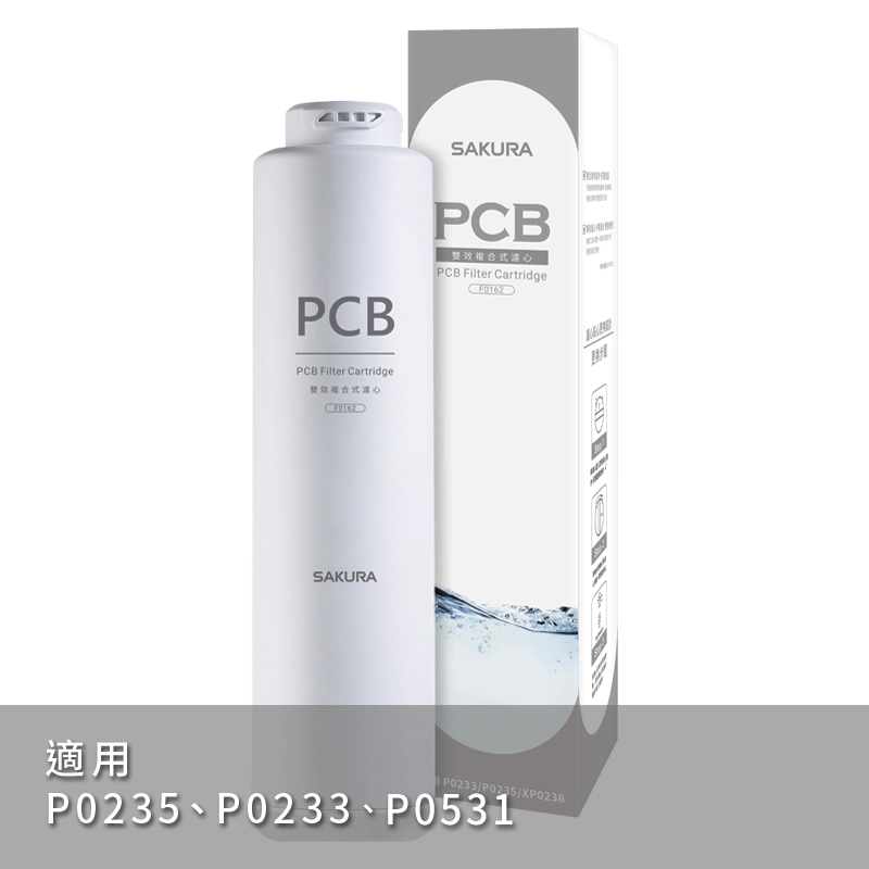 【SAKURA 櫻花】RO P0231&&P0235&p0531複合式RO淨水器專用濾心F0162 一支【櫻花授權經銷】