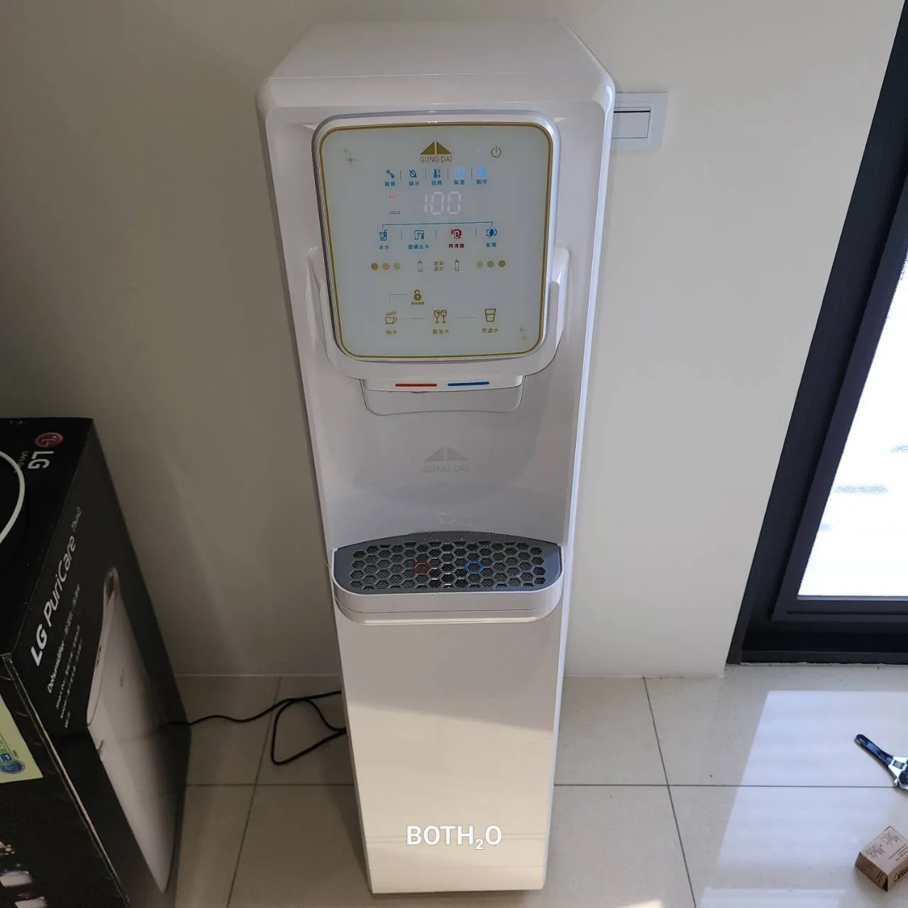 【Gung Dai 宮黛】Twinkle落地型全能工藝時尚飲水機 ( 冰／溫／熱／氣泡水 )
