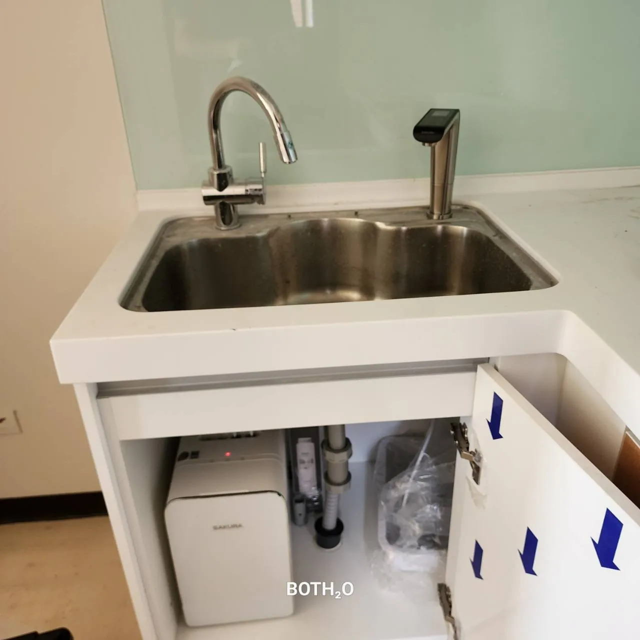 【SAKURA 櫻花】P0585 廚下雙溫淨熱飲【內建淨水系統｜三段式溫度設計】【櫻花授權經銷】