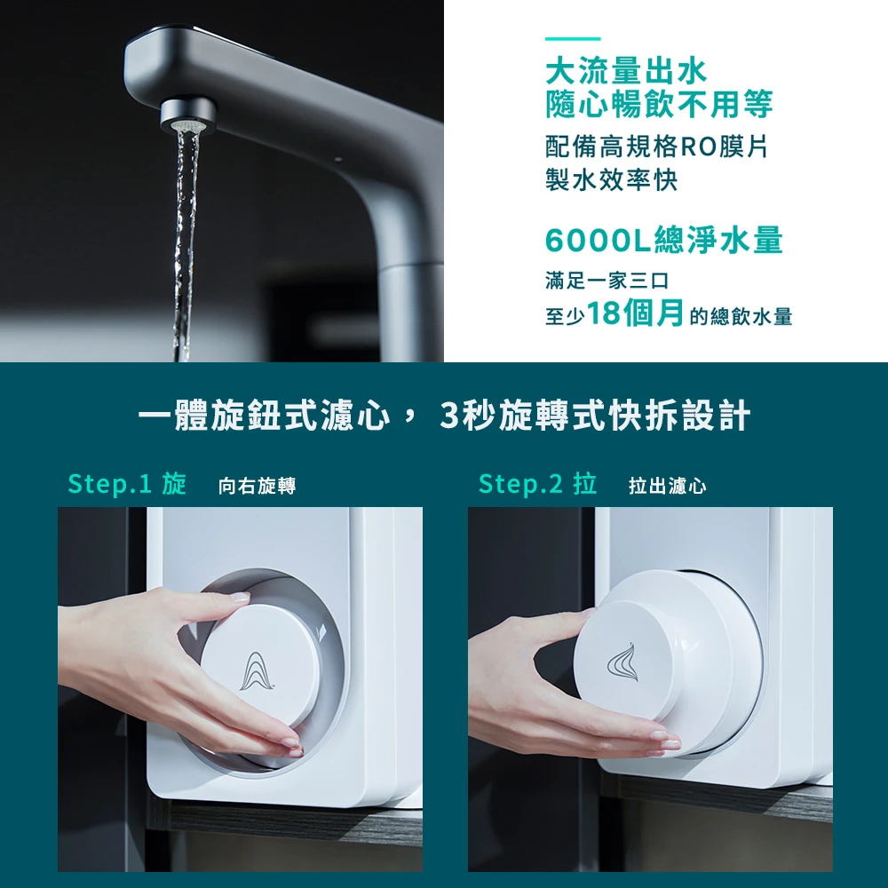 3M AQUA-PURE 淨熱一體觸控式櫥下熱飲機 HPURE-15G