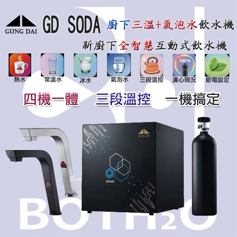 【Gung Dai 宮黛】 SODA 4合1 新廚下三溫+氣泡水