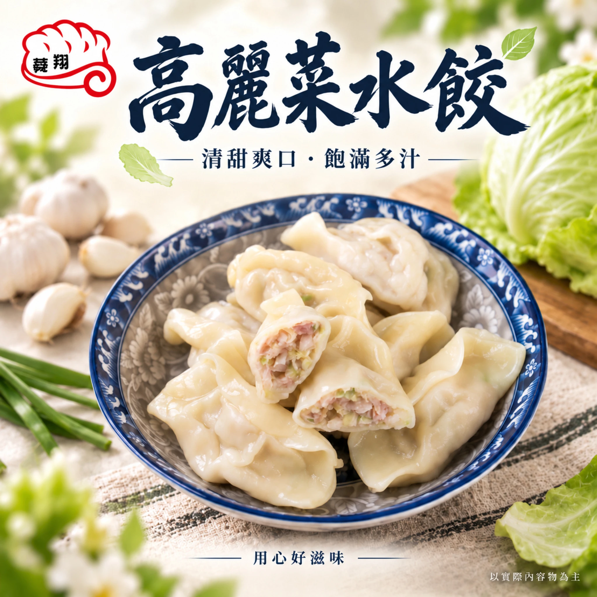 高麗菜鮮肉水餃