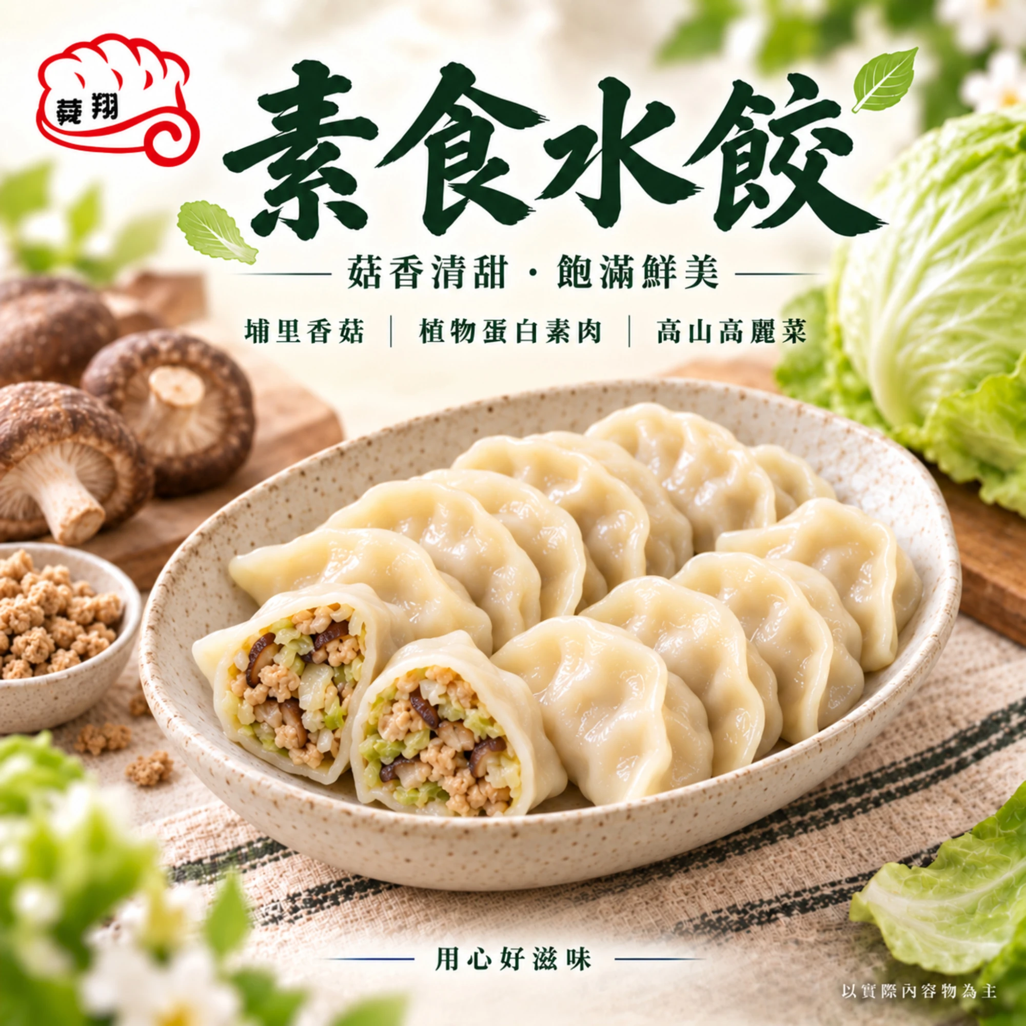 素食水餃