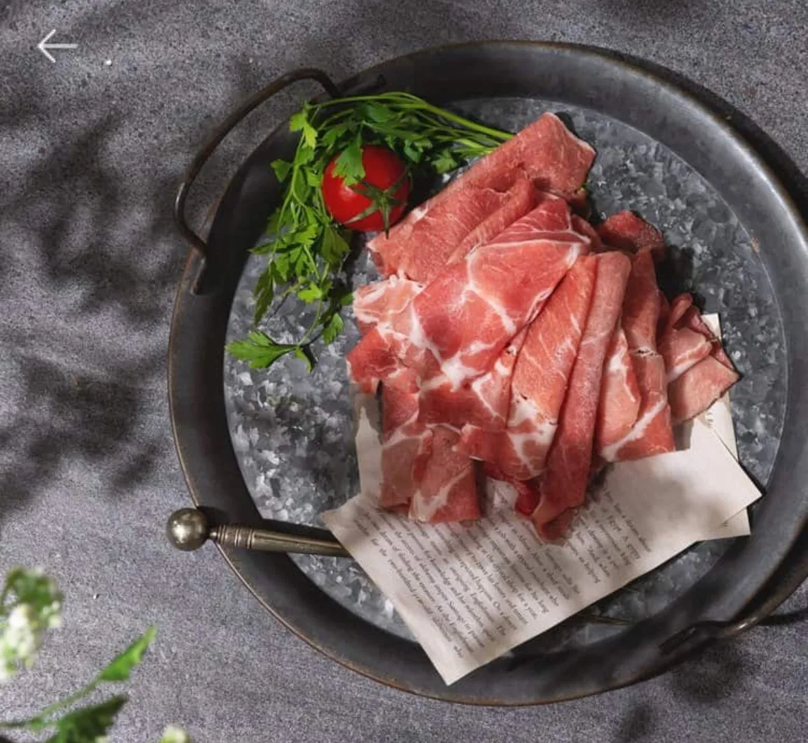 台灣豬梅花肉片 500克