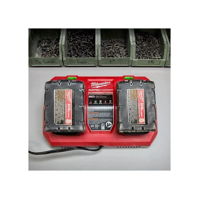 美沃奇 M18 DFC 18V雙口雙槽6A快速充電器(110V)