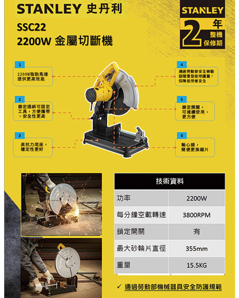 史丹利 STANLEY SSC22 14