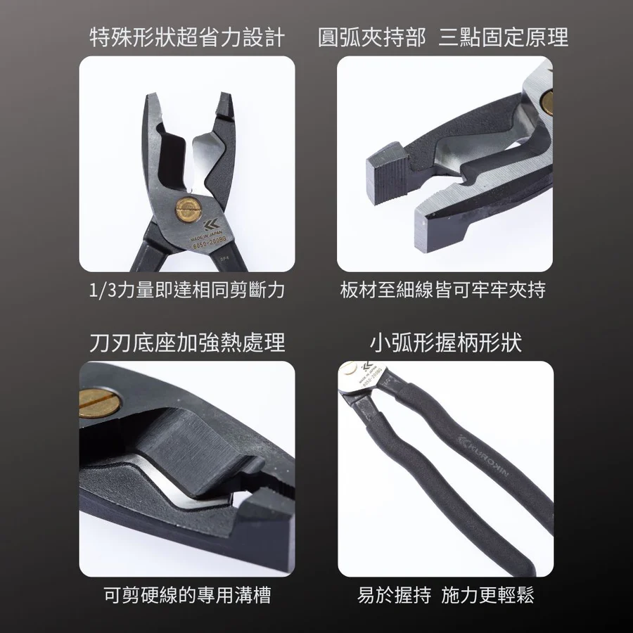 KUROKIN_電纜剪鉗 黑金系列
