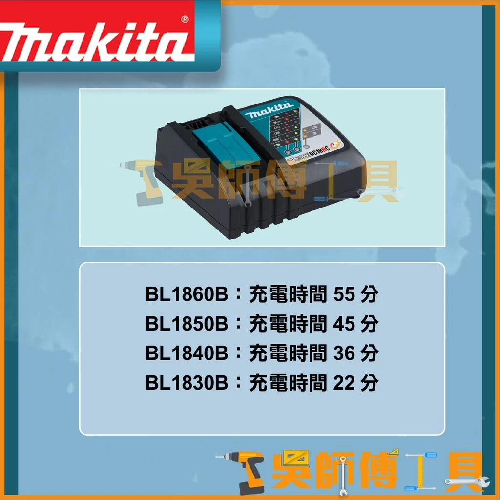 牧田 Makita 18V 110V快速充電器