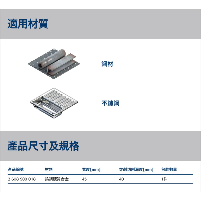 博世 BOSCH 2608900018 EXPERT AIZ 45 AIT 多功能工具刀片