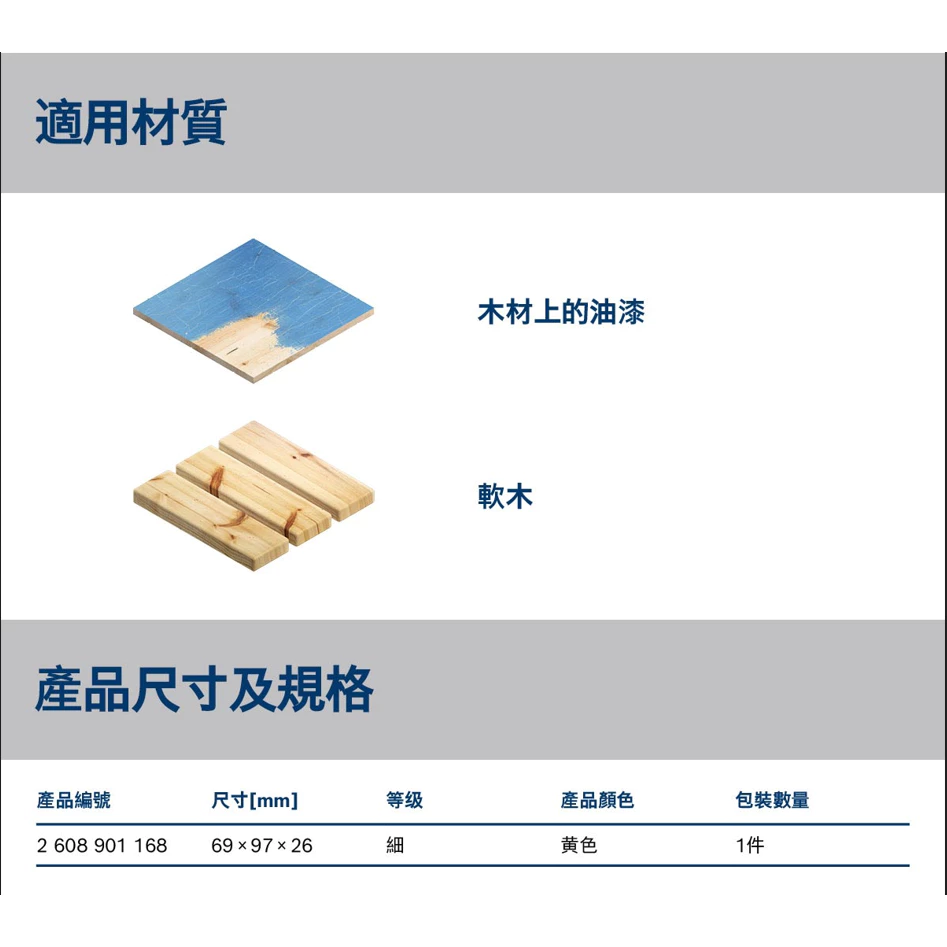 博世 BOSCH 2608901168 EXPERT 梯形細海綿砂紙