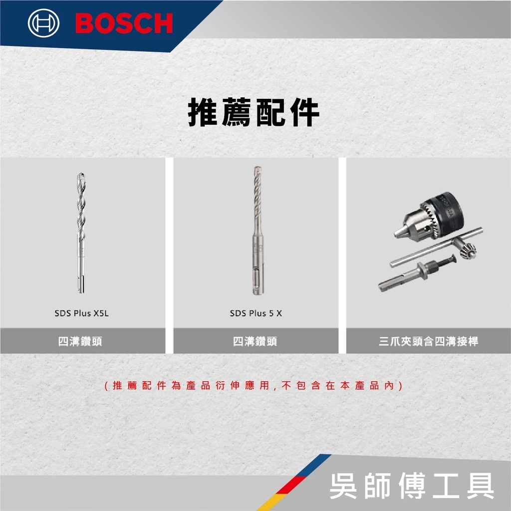 博世BOSCH GBH 220 四溝三用免出力鎚鑽