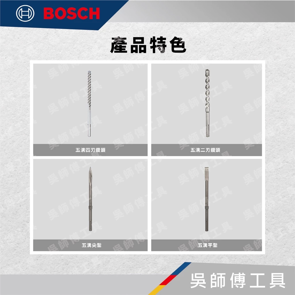 博世 BOSCH GBH 18V-36 C 18V五溝無刷鎚鑽(單機)